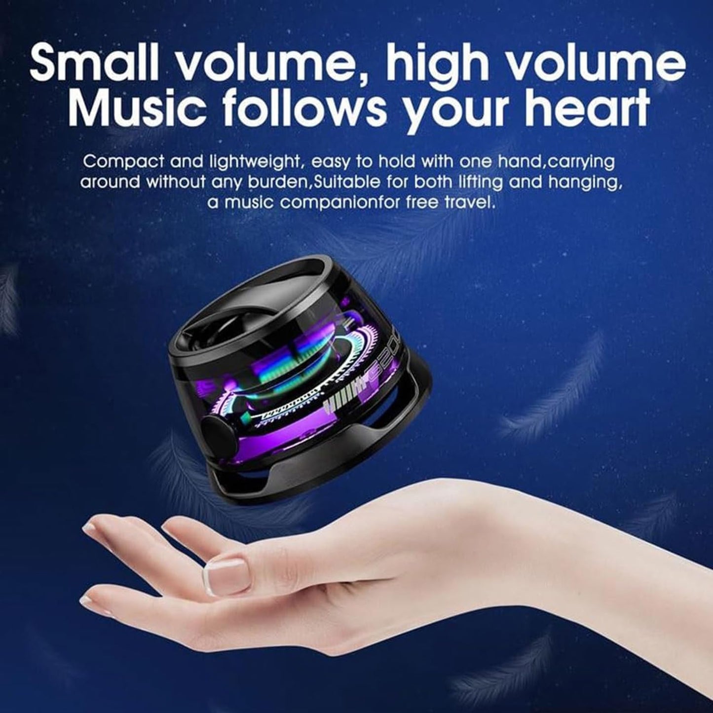 NeoPulse Magnetic RGB Bluetooth Speaker