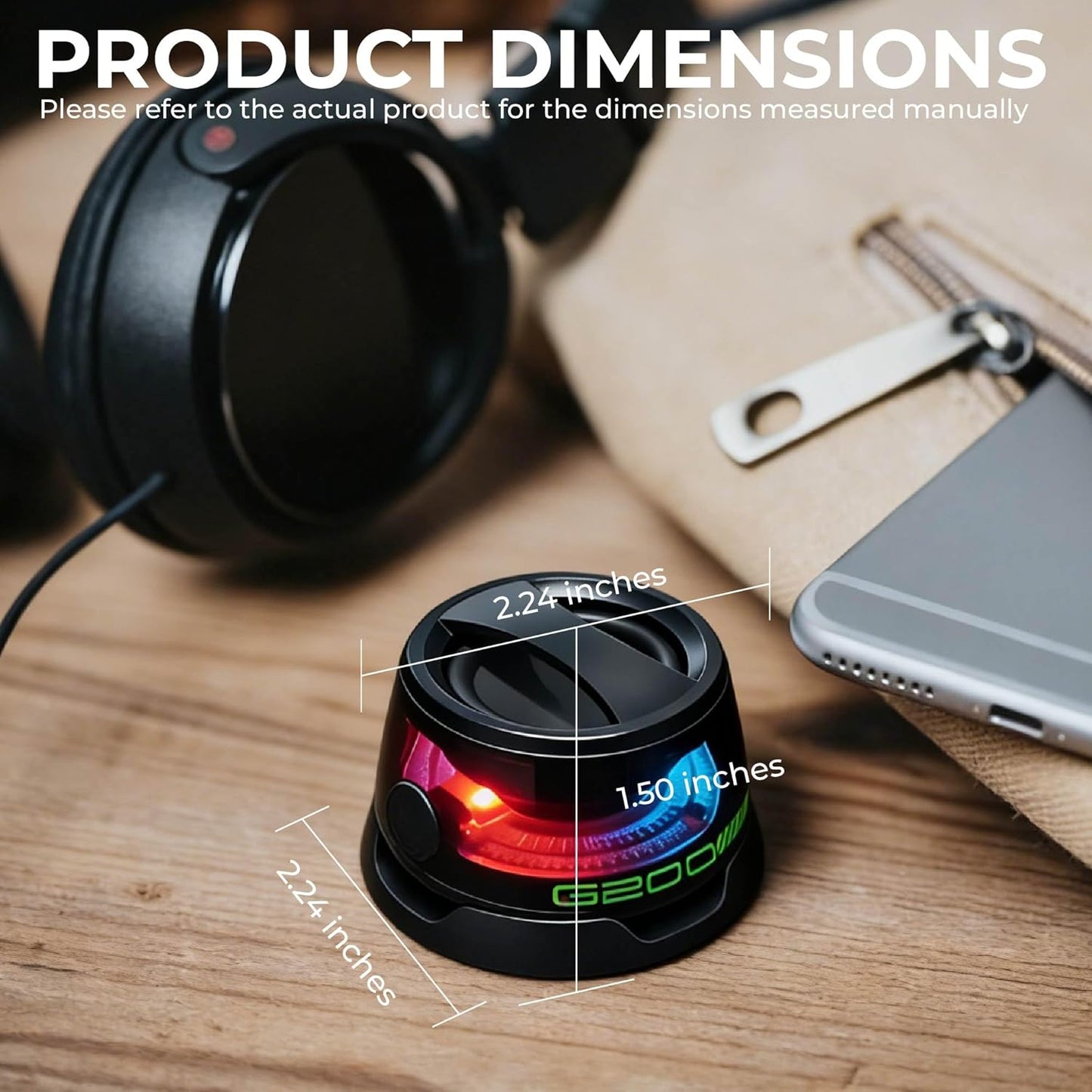 NeoPulse Magnetic RGB Bluetooth Speaker