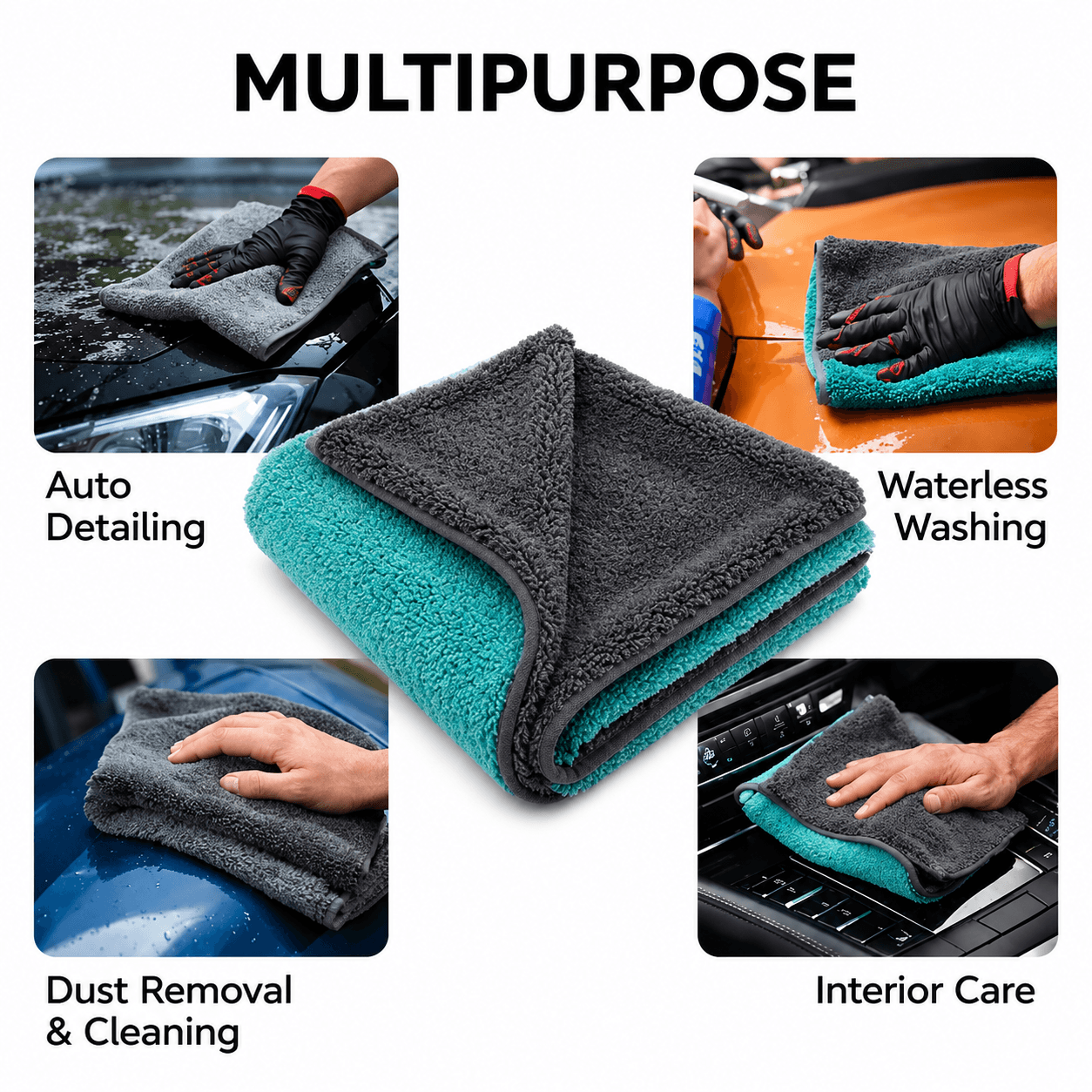 Neobics ProDry 1200 GSM Microfiber Cloth