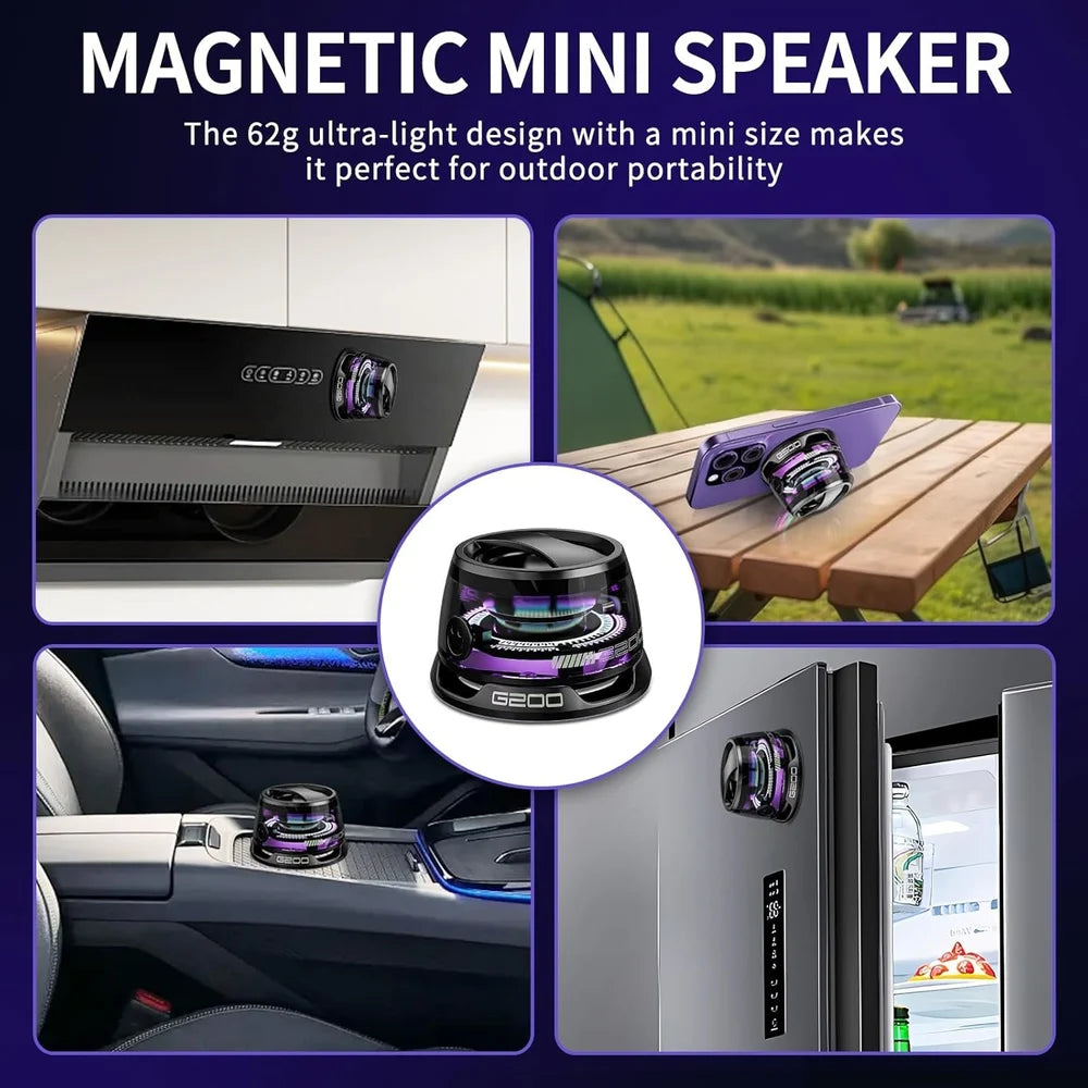 NeoPulse Magnetic RGB Bluetooth Speaker